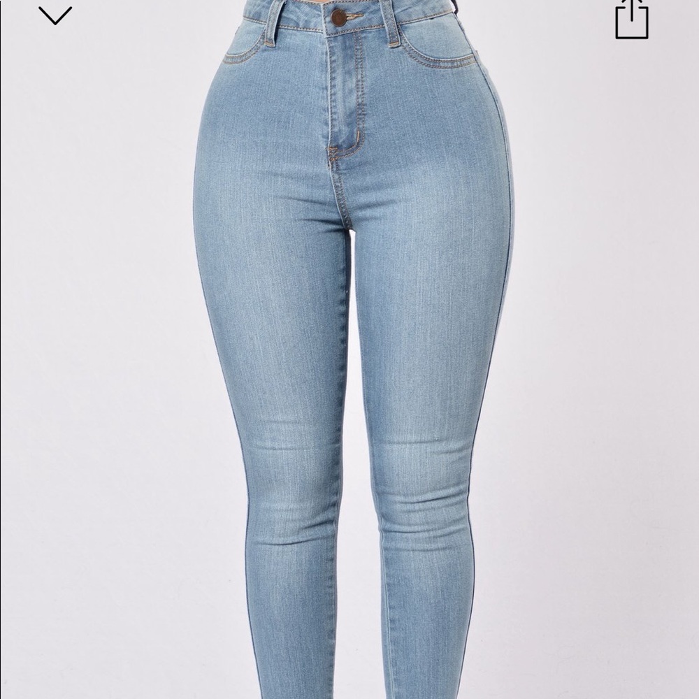 Fashion nova Klum jeans medium wash